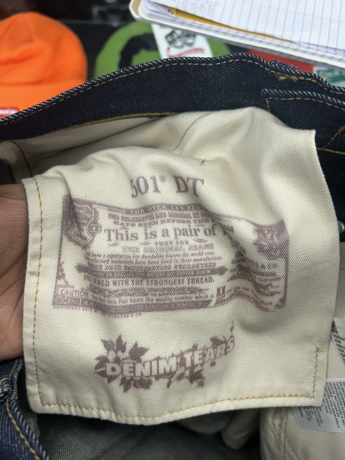 DENIM TEARS × Levi's Denim Tears x Levi's Cotton Wreath Size US 33 - 9 Thumbnail