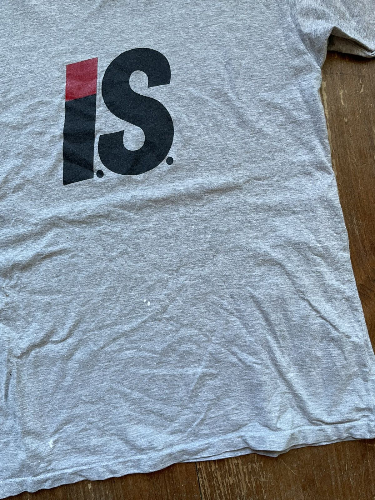 Issey Miyake Vintage IS Sport Issey Miyake logo t shirt grey original 80s Size US M / EU 48-50 / 2 - 3 Thumbnail