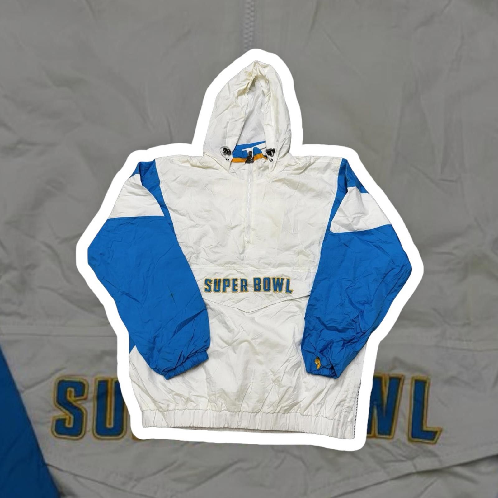 Vintage Starter Super Bowl Pullover Jacket