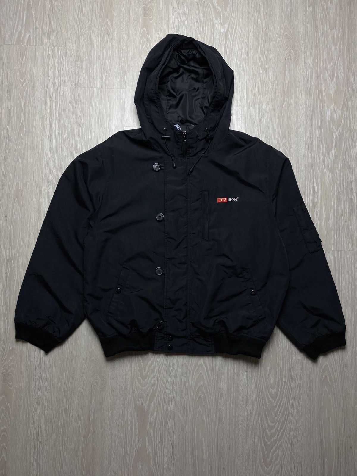Diesel Vintage DIESEL Industry Jacket with Down Liner Size L Black Size US L / EU 52-54 / 3 - 4 Thumbnail