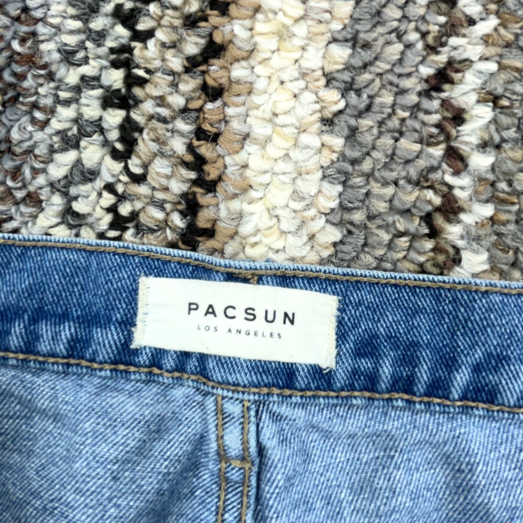 Pacsun Pacsun Jeans Women 27 Boyfriend Fit Med Wash Ripped Holes Button Fly Ladies Pant Size 27" / US 4 / IT 40 - 4 Thumbnail