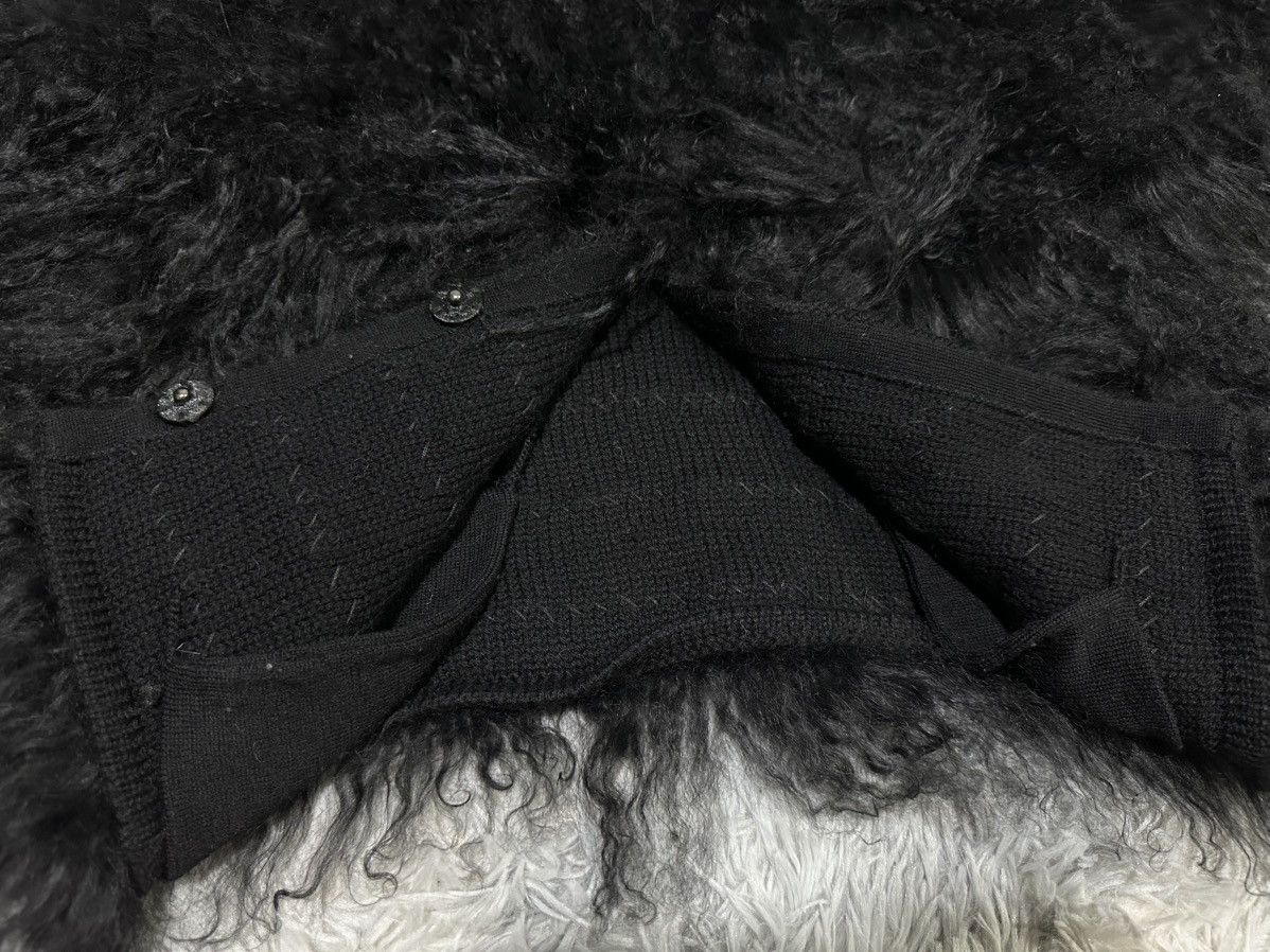 Emporio Armani 🔥Aw2010 Emporio Armani Mongolian Lamb Fur Short Sweater Size US M / EU 48-50 / 2 - 6 Thumbnail