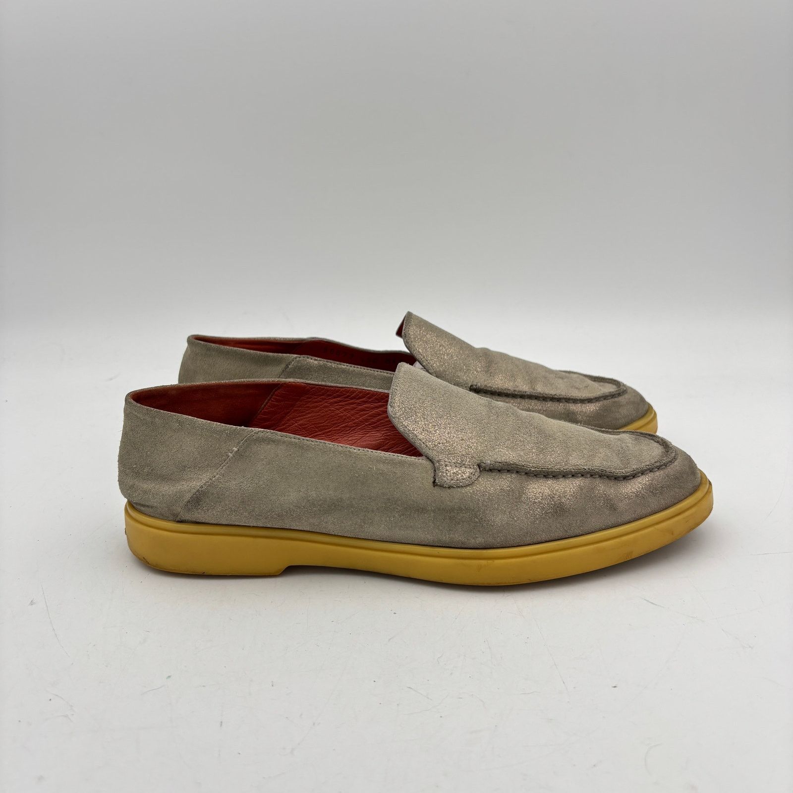 Santoni Santoni Botanist Loafers Shoes Metallic Silver Men's 41 US 8 Size US 8 / EU 41 - 3 Thumbnail