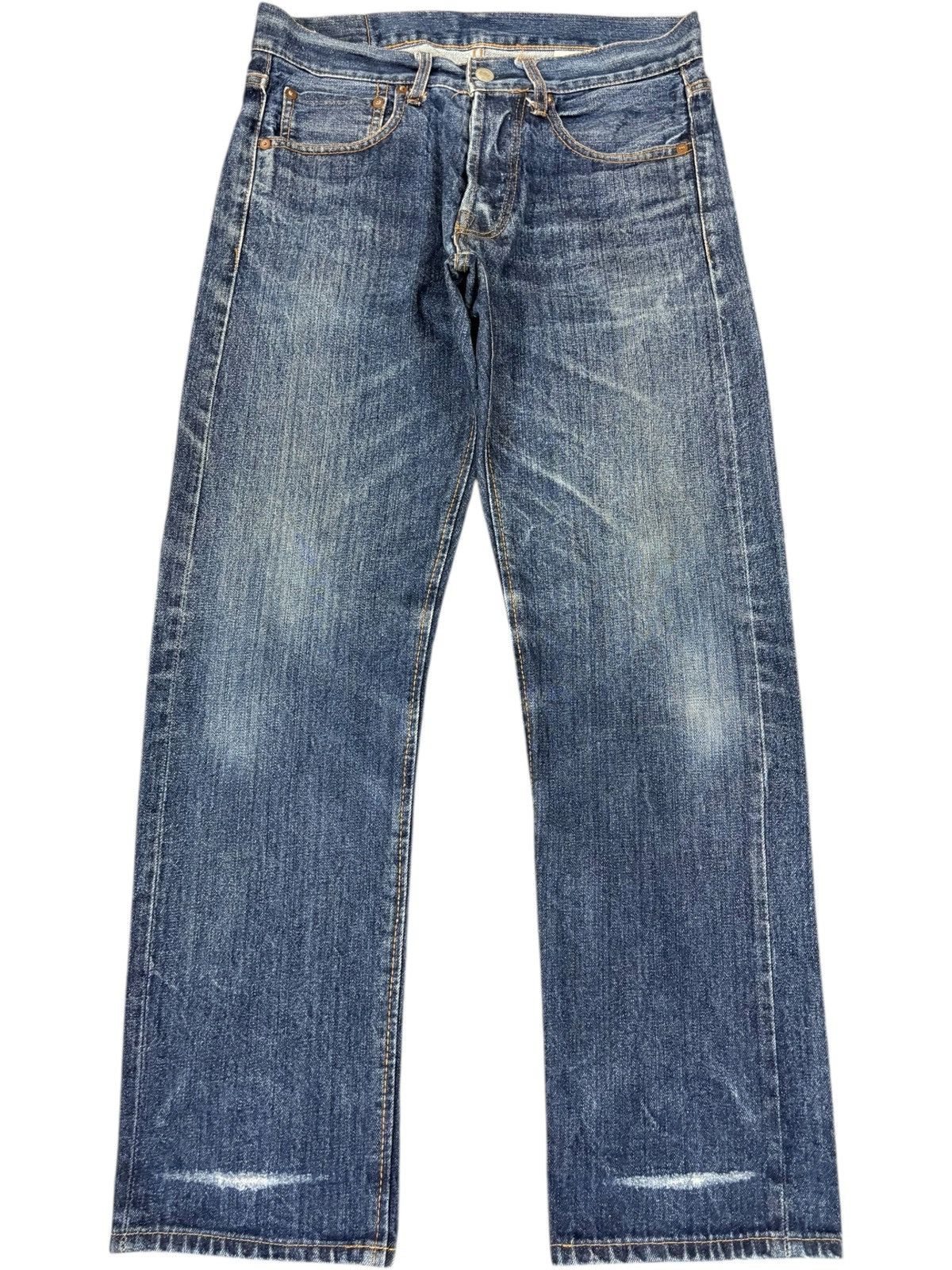 CAT'S PAW Vintage Cat’s Paw Union Made Raw Denim Selvedge Jeans Size US 31 - 2 Thumbnail