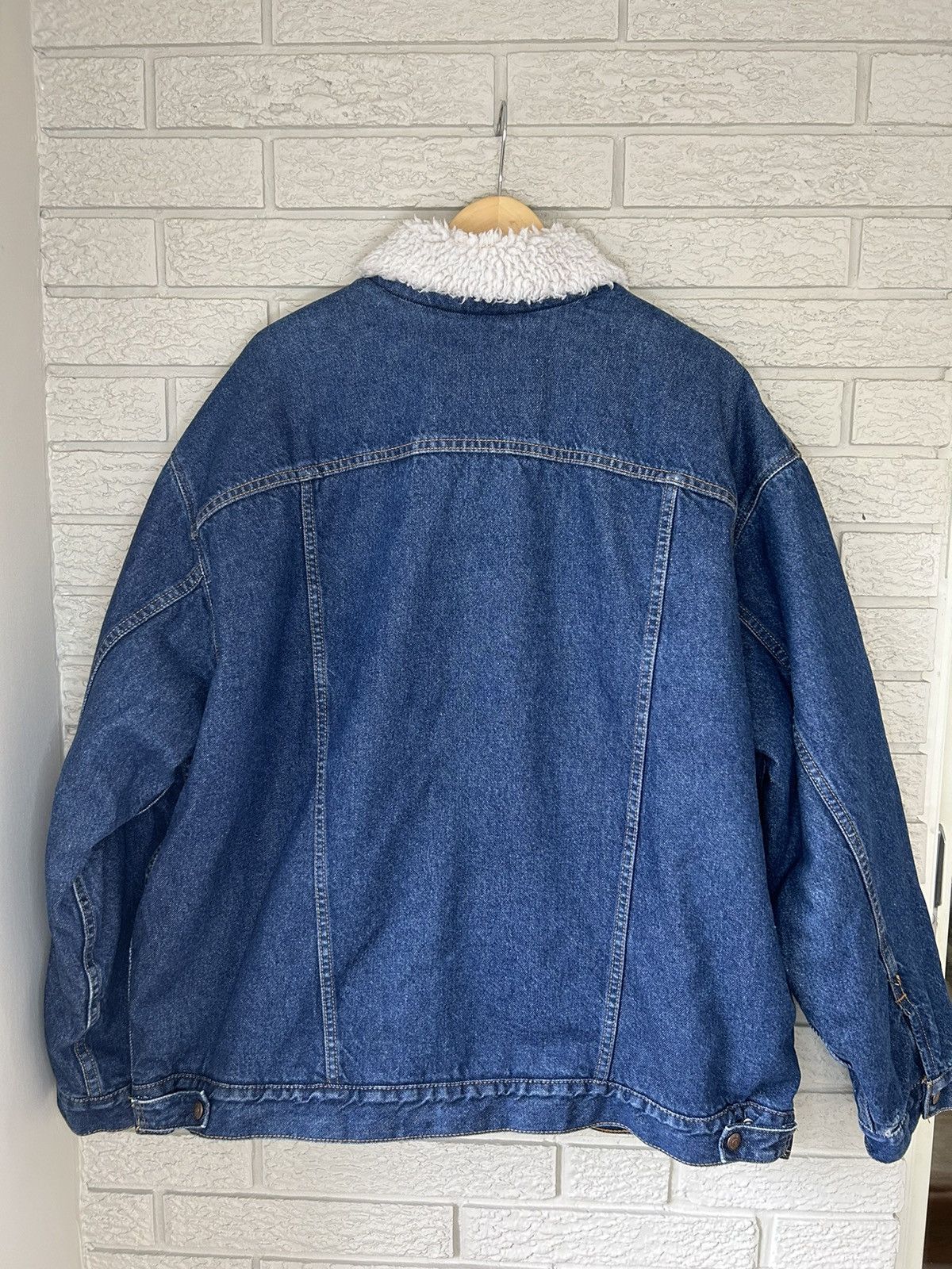 Levi's Vintage 90s Levis Sherpa Lined Denim Jacket Rare Size US XXL / EU 58 / 5 - 6 Thumbnail