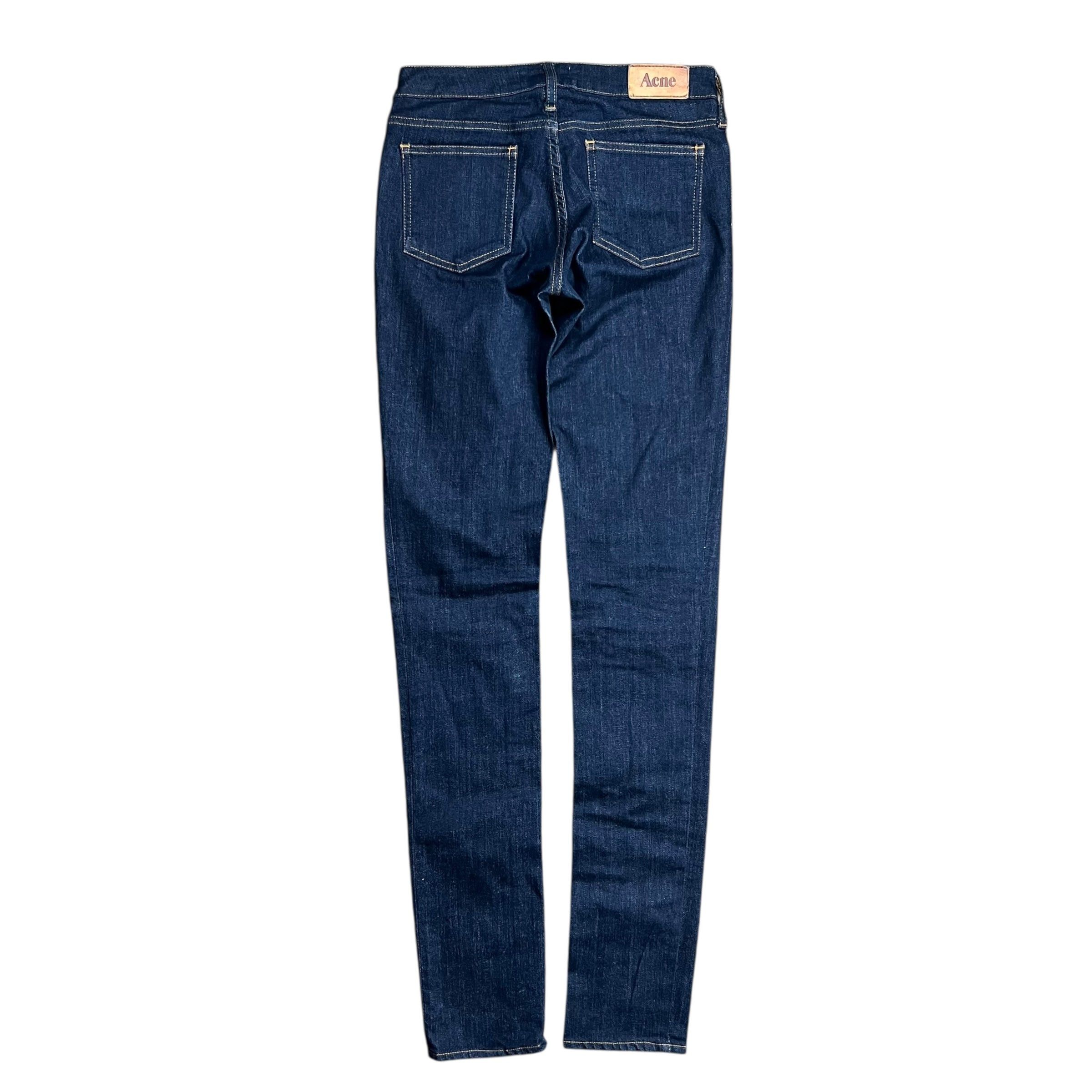 Acne Studios Acne Studios Dark Blue Skinny Jeans - 26” Size 26" / US 2 / IT 38 - 6 Thumbnail