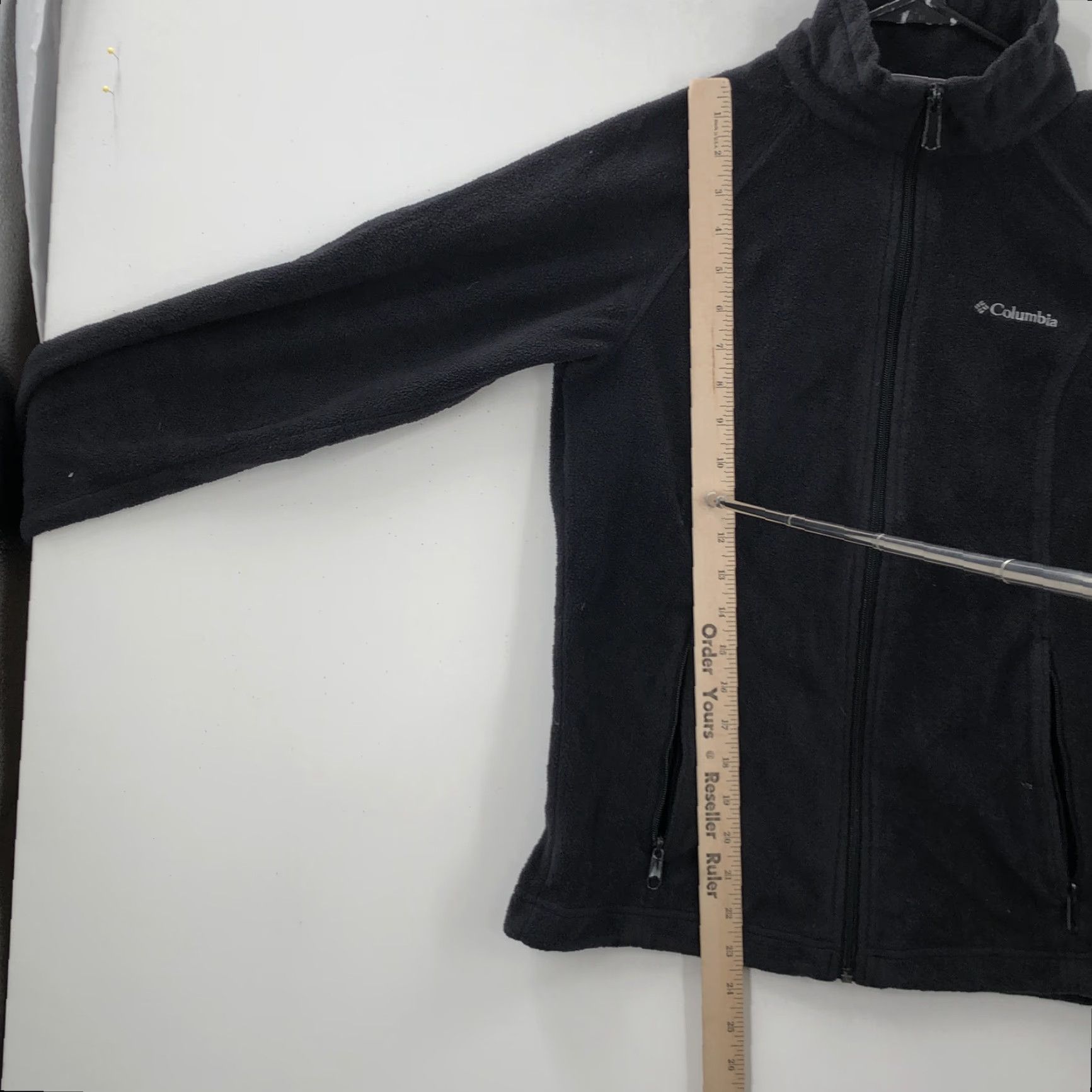 Vintage VINTAGE Columbia Womens Black Fleece Long Sleeve Pockets Full Zip Jacket Size Small Size S / US 4 / IT 40 - 3 Thumbnail