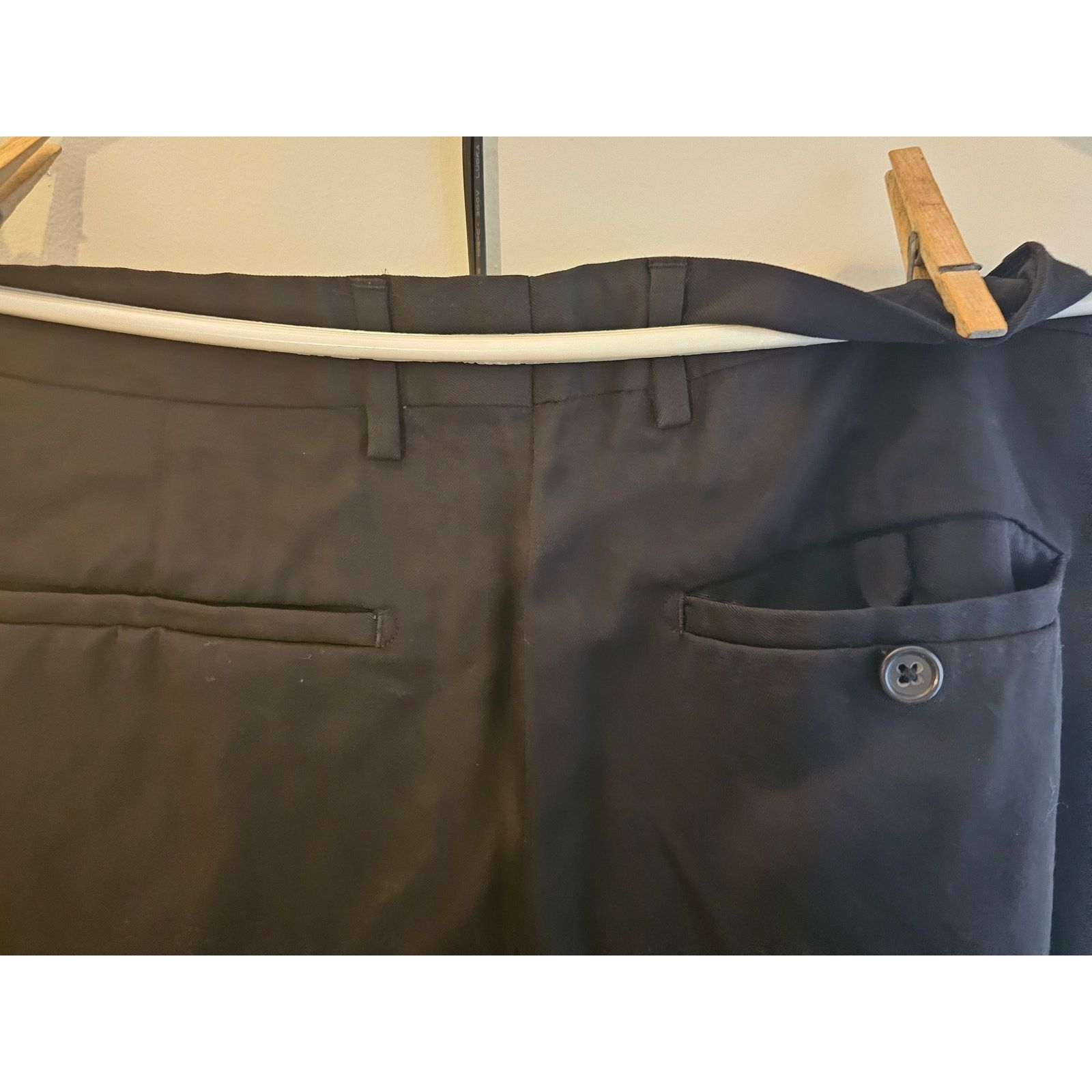 Banana Republic Banana Republic Black Men's Pants - 34x30 - Slight Wear Size US 34 / EU 50 - 4 Thumbnail