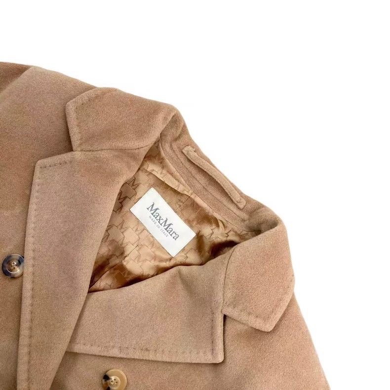 Max Mara Max Mara 101801 Collection Camel Coat Size XS / US 0-2 / IT 36-38 - 6 Thumbnail