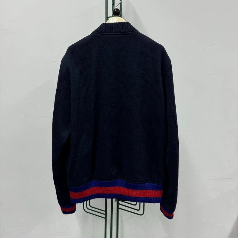 Gucci Gucci Bee embroidered wool tweed color block jacket Size US L / EU 52-54 / 3 - 2 Thumbnail