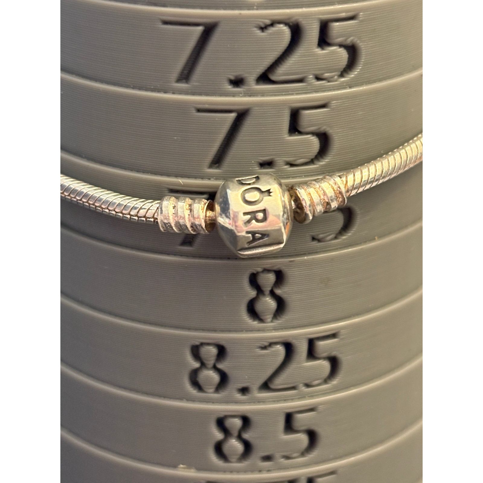 pandora Pandora Sterling Silver Charm Bracelet 925 ALE 7.5” Size ONE SIZE - 7 Thumbnail