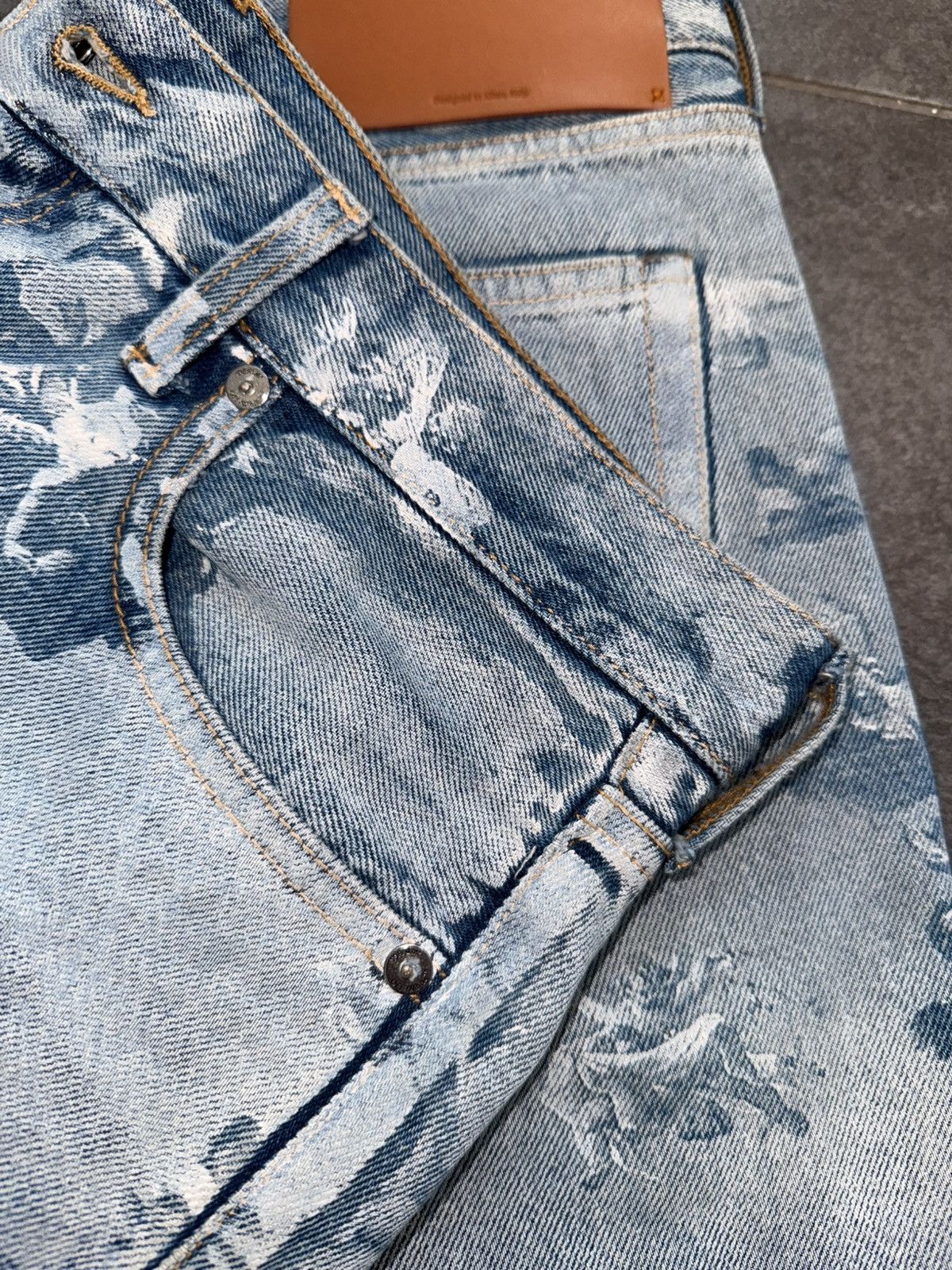 Off-White Off-White Skate Jeans 'Azzurro' Angels Size 32 Size US 32 / EU 48 - 7 Thumbnail