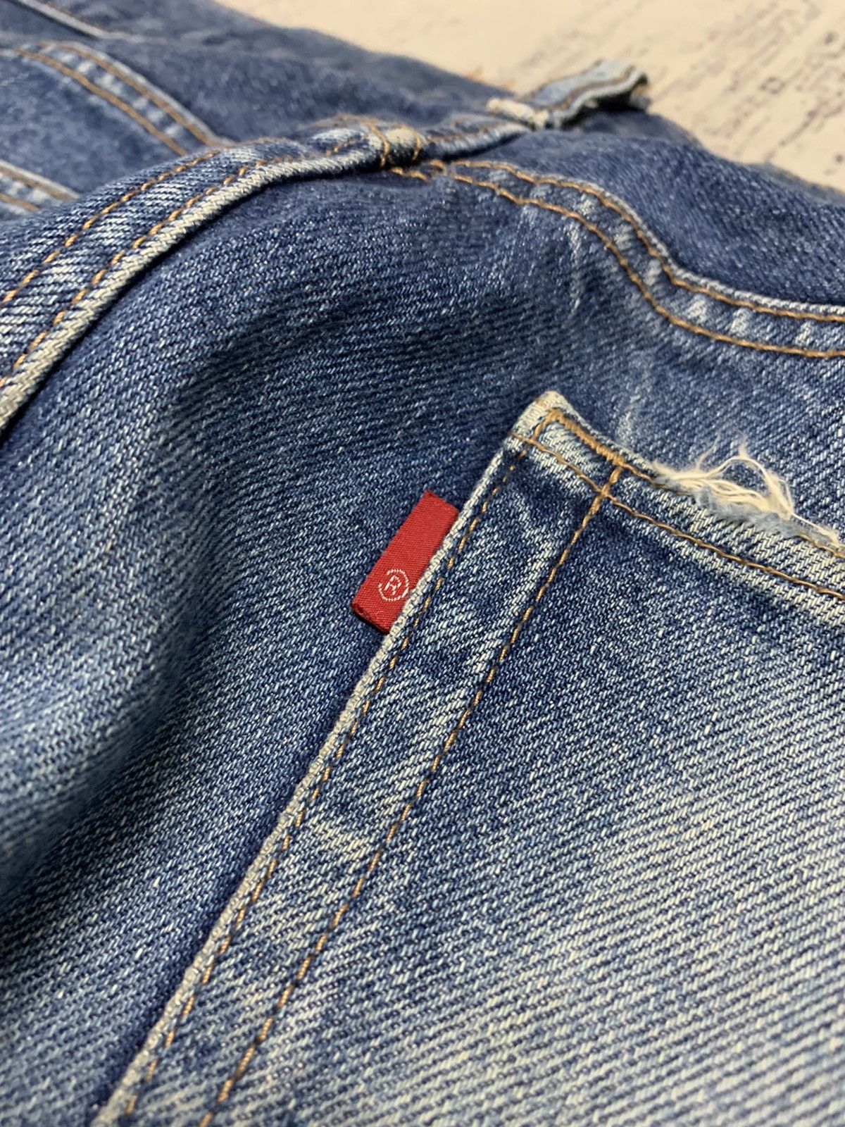 Japanese Brand Vintage Japanese Uniqlo Loose Baggy Jeans W35x29 Size US 35 - 18 Thumbnail