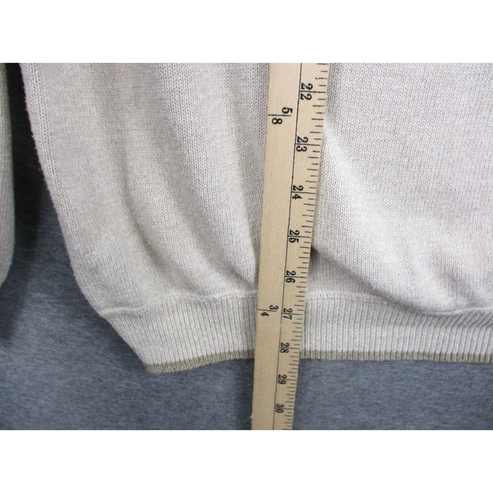Vintage VINTAGE Peters of Chagrin Falls Sweater XL Beige Pima Cotton Mens Pullover Crew Neck Knit Casual Pattern Solid Knitwear Wool Blend? Size US XL / EU 56 / 4 - 5 Thumbnail
