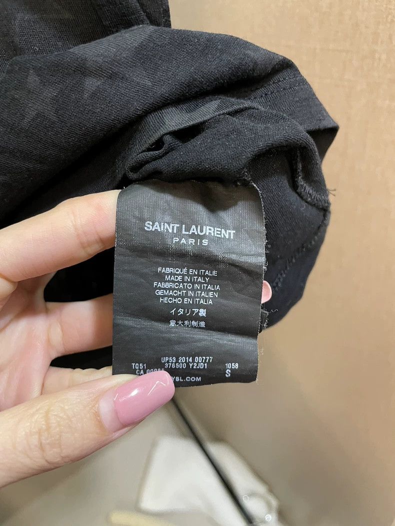 Saint Laurent Paris Saint laurent paris short sleeves 2506-Nextarrow Size US S / EU 44-46 / 1 - 4 Thumbnail