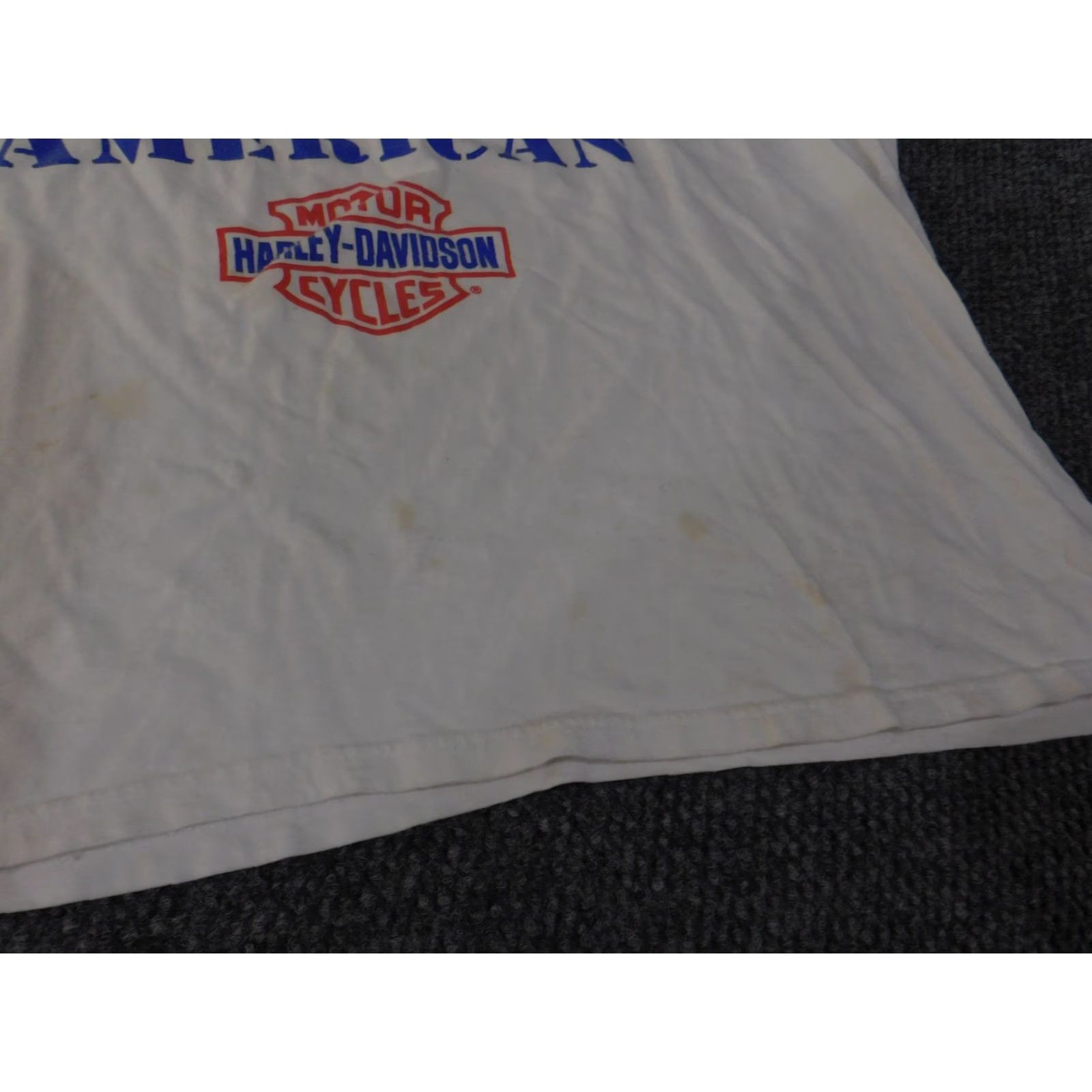 Harley Davidson VINTAGE Harley-Davidson Shirt Mens 2XL Proud To Be American Eagle USA 90s Tee Size US XXL / EU 58 / 5 - 5 Thumbnail