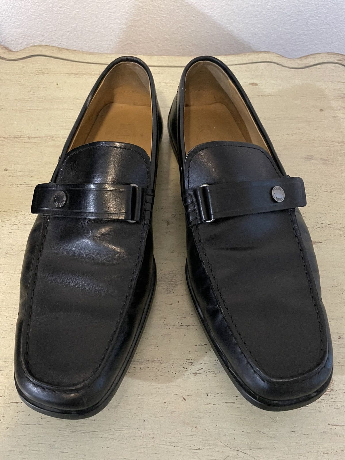 Tod's Vamp Strap Driving Loafer Size US 10.5 / EU 43-44 - 1 Thumbnail