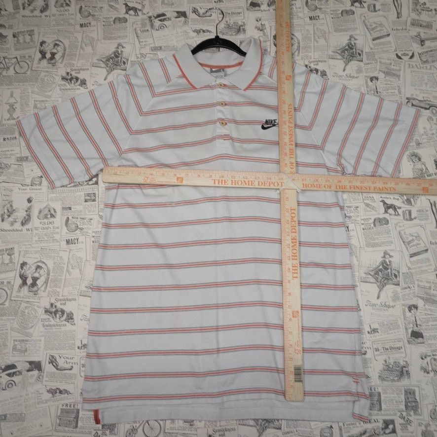 Nike Large - Vintage / Y2K Nike 2000s stripe embroider golf polo Size US L / EU 52-54 / 3 - 4 Thumbnail