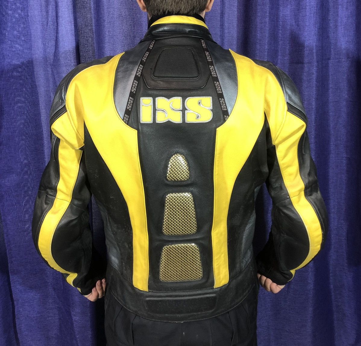 Dainese × Honda × Yamaha IXS Motorcycle leather jacket Racing vintage Size US M / EU 48-50 / 2 - 4 Thumbnail