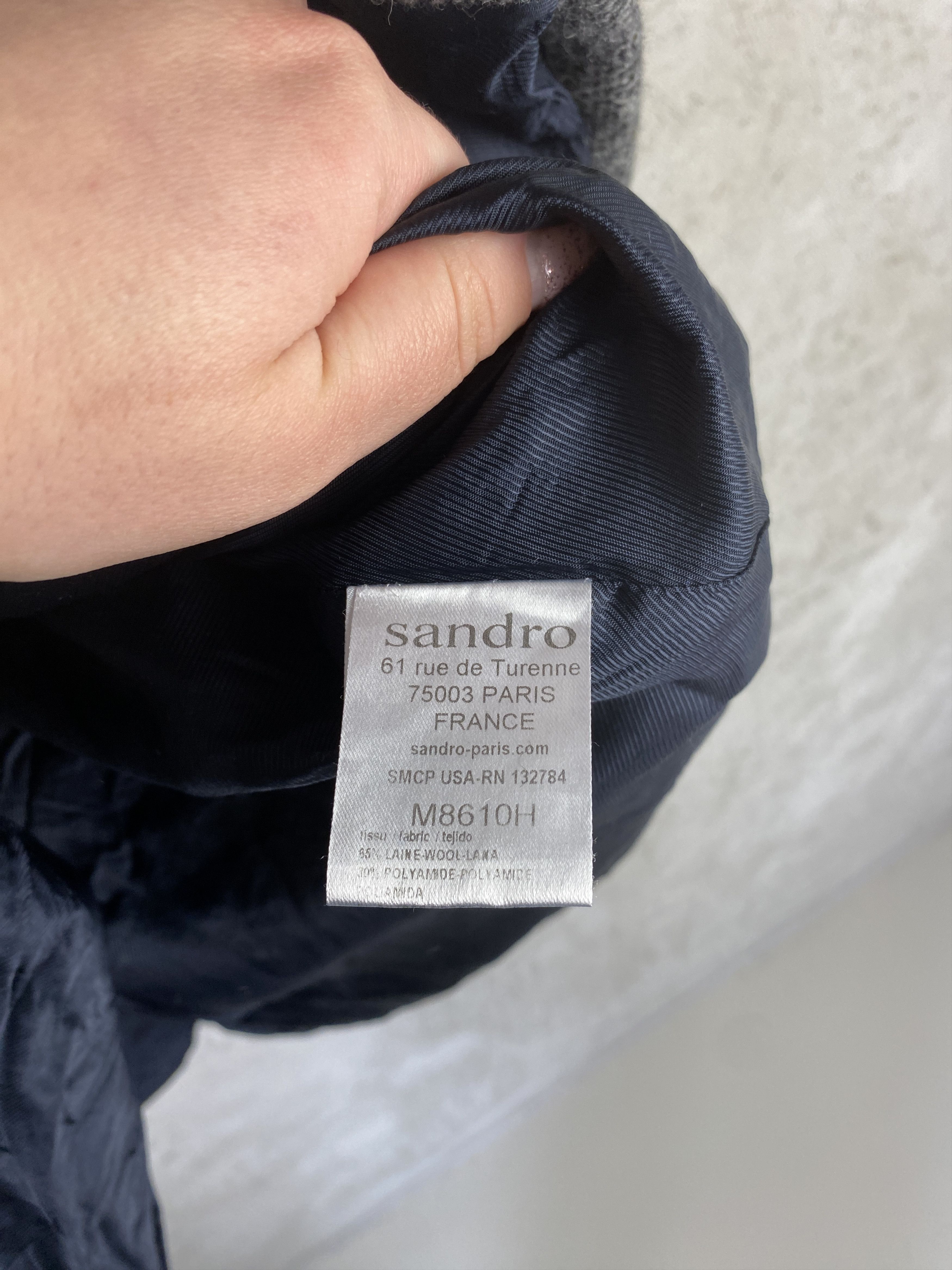 Sandro Sandro coat wool blend casual heavy Size XS / US 0-2 / IT 36-38 - 4 Thumbnail