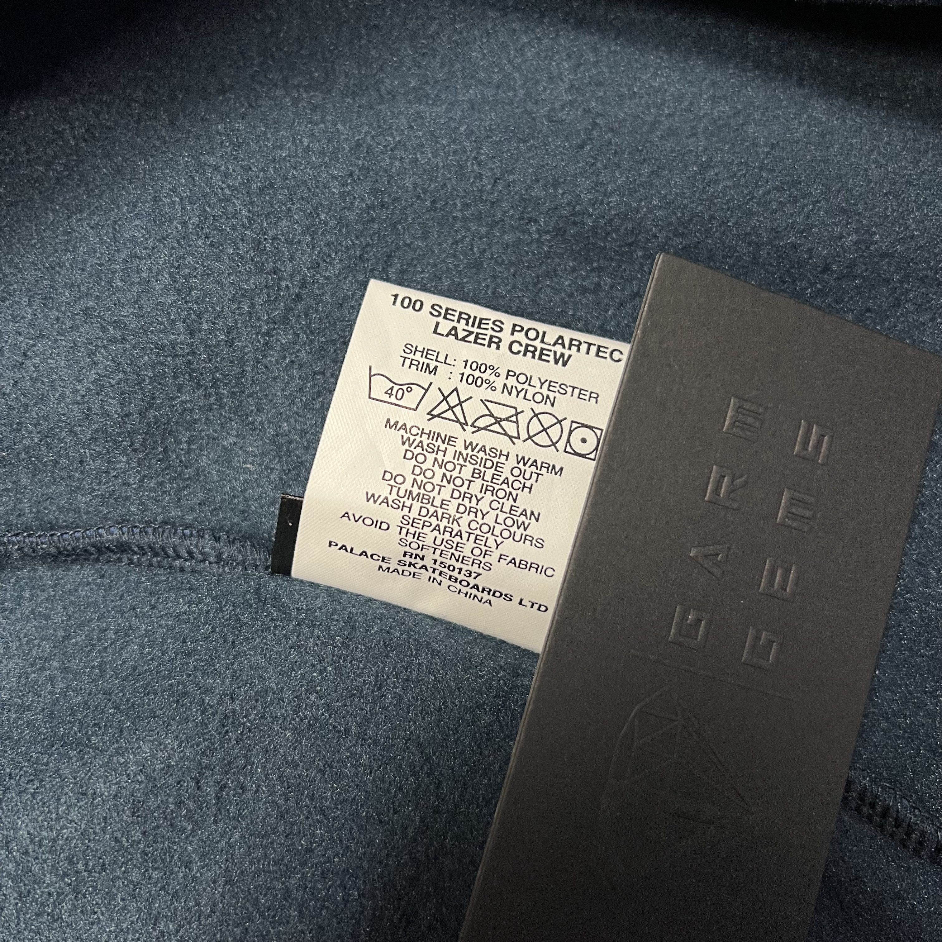 Palace Palace 100 Series Polartec Lazer Crew Sweatshirt Size US L / EU 52-54 / 3 - 6 Thumbnail