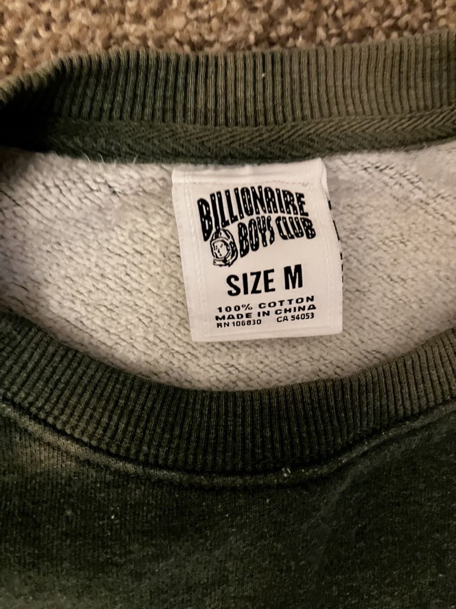 Billionaire Boys Club 2011-2014 Billionaire Boys Club OG Logo Crewneck – (Worn-In) Size US S / EU 44-46 / 1 - 3 Thumbnail