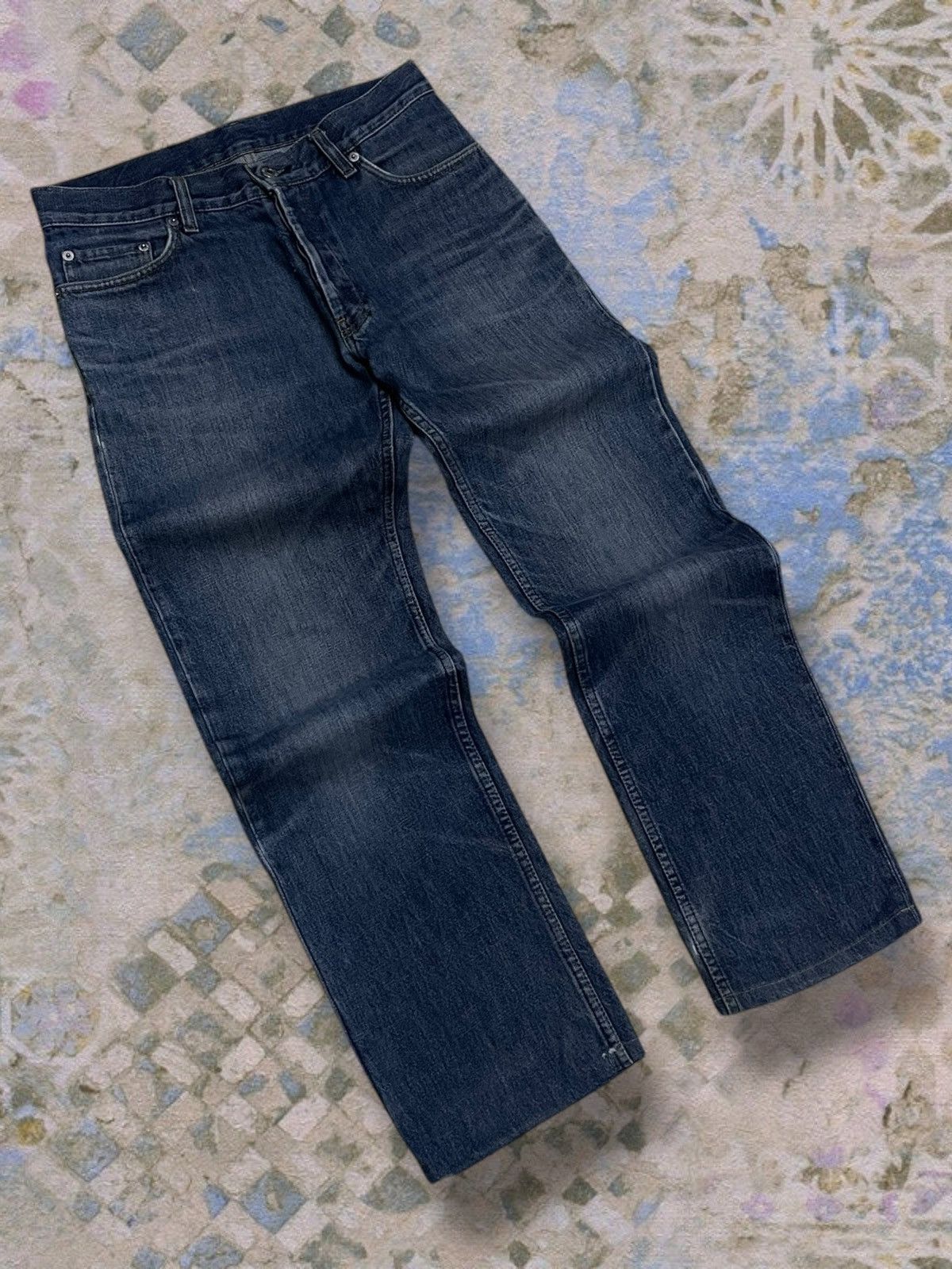 Helmut Lang Vintage Authentic Designer Helmut Lang 1998 Distressed Denim Size US 30 / EU 46 - 2 Thumbnail