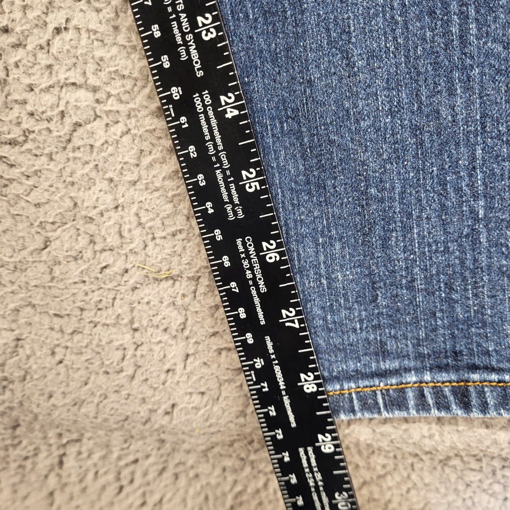 Vintage VINTAGE AriZona Jeans Men 34x29 Slim Straight Blue Denim Stretch 5-Pocket USA Seamed Belt Loops Modern Levi's 505 Style Size US 34 / EU 50 - 6 Thumbnail