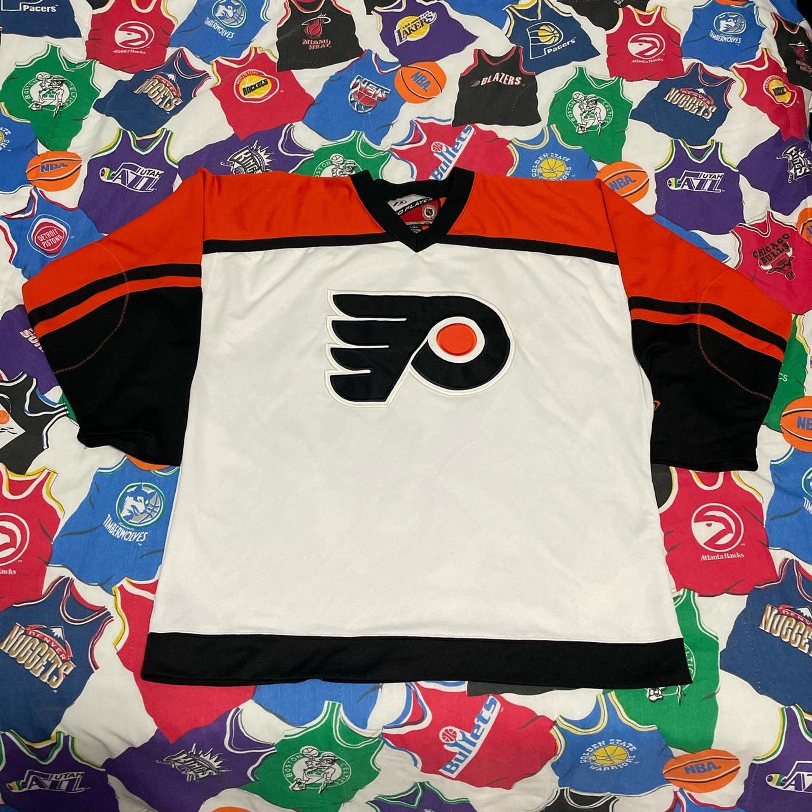 NHL × Pro Player Vintage NHL Philadelphia Flyers Hockey Stanley Cup Jersey Size US L / EU 52-54 / 3 - 1 Thumbnail