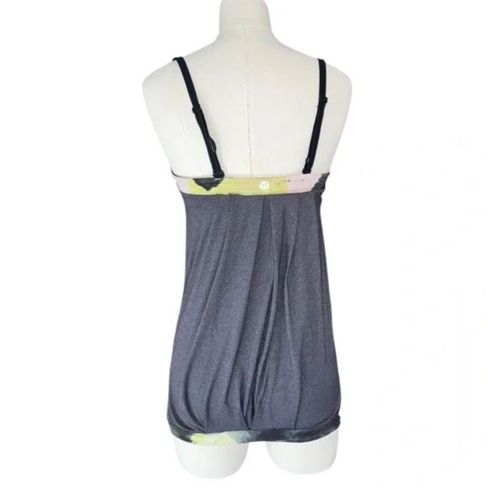 Lululemon Lululemon Pure Focus Tank Size 6 Citron Tinted Canvas gray Size S / US 4 / IT 40 - 3 Thumbnail