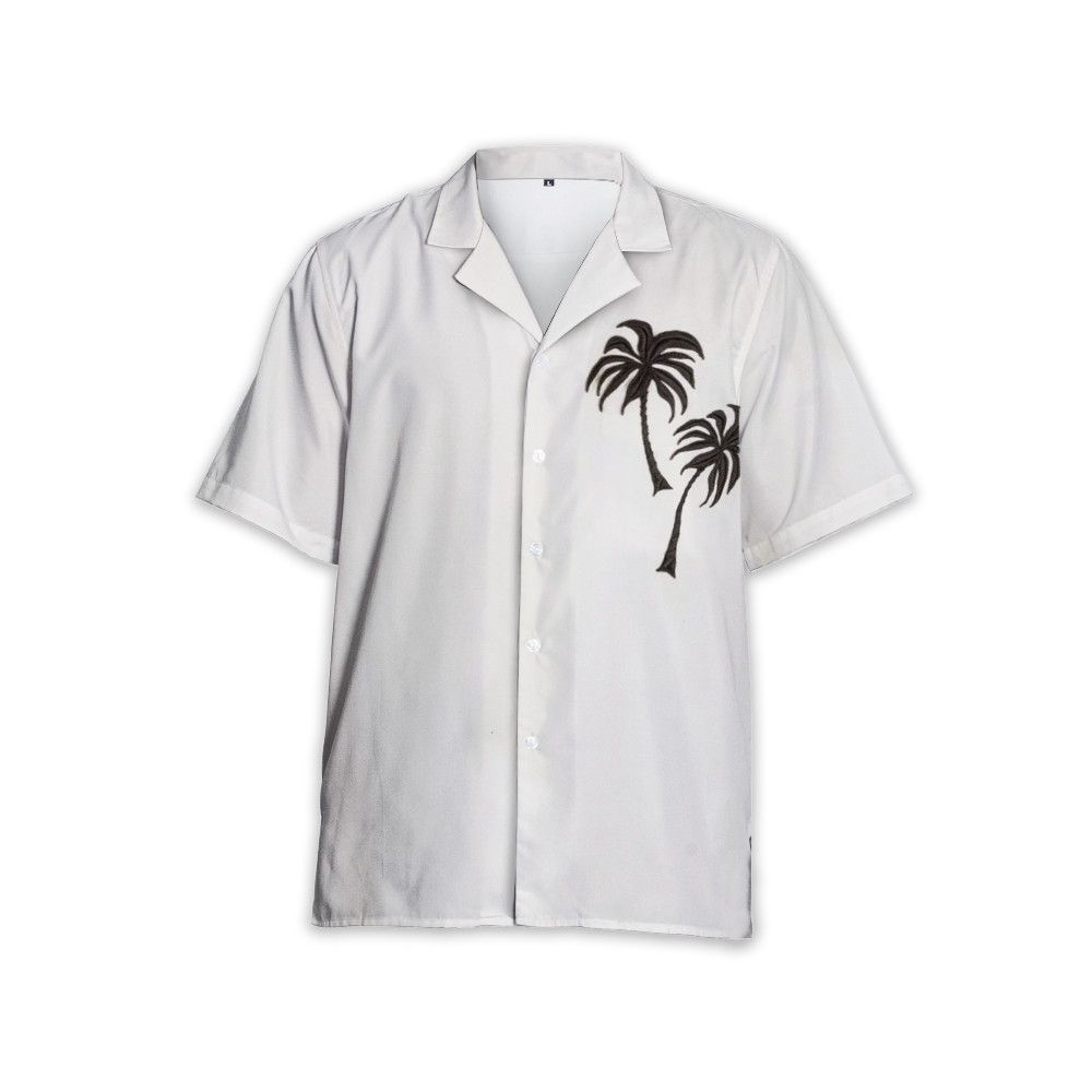 Designer Short-Sleeved Shirt with Palm Badge – Casual Shirt Size US S / EU 44-46 / 1 - 3 Thumbnail