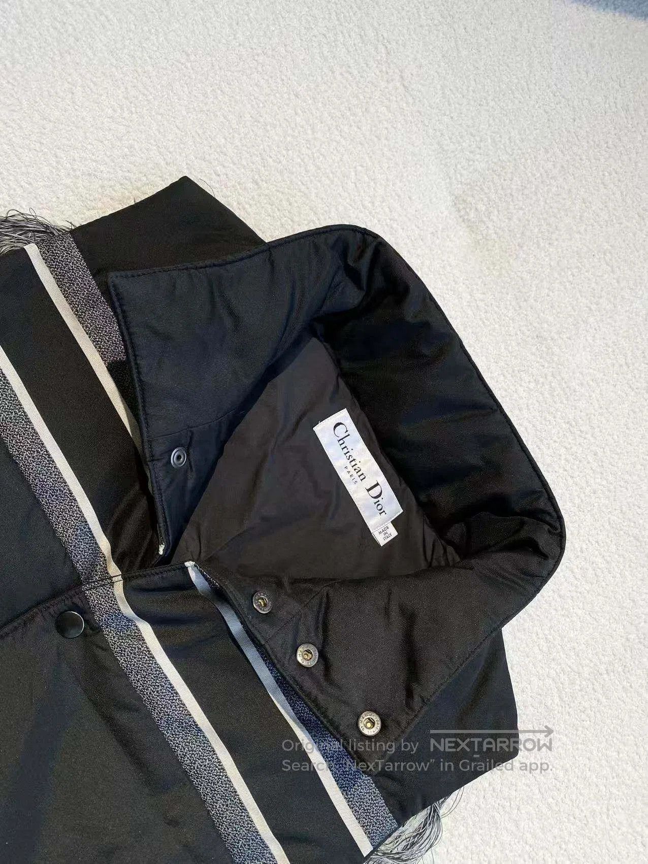 Dior Dior Fringed slogan down vest| Size S / US 4 / IT 40 - 4 Thumbnail
