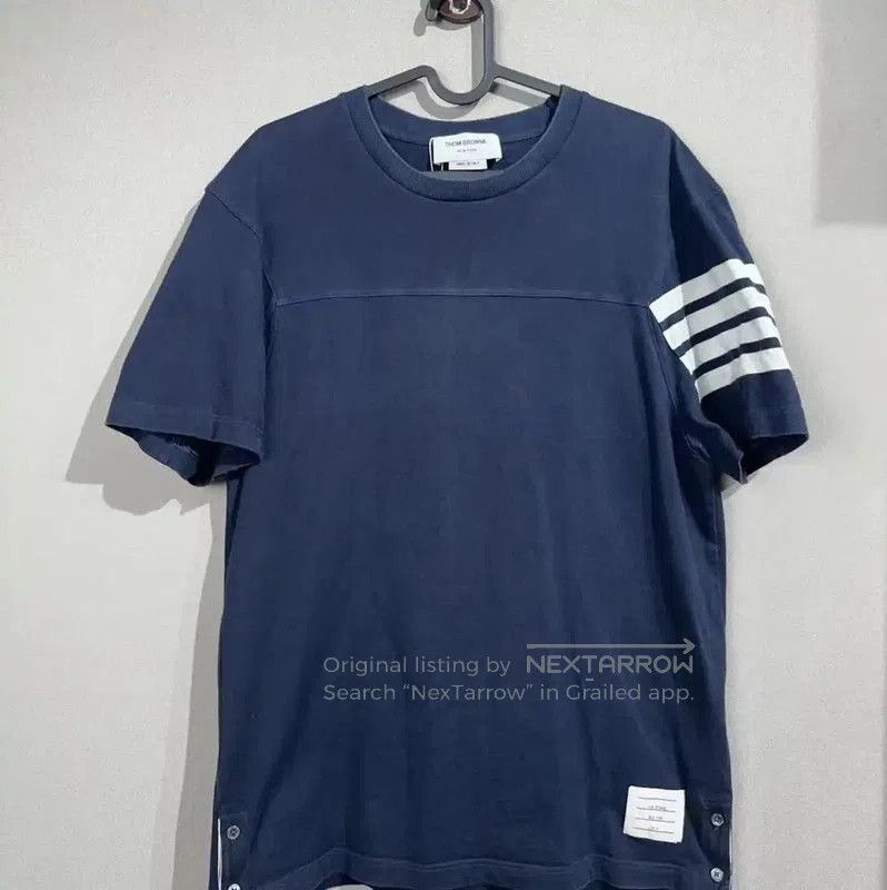 Thom Browne Thom Browne Blue Cotton Blend Men’s T-Shirt . Size US M / EU 48-50 / 2 - 1 Thumbnail