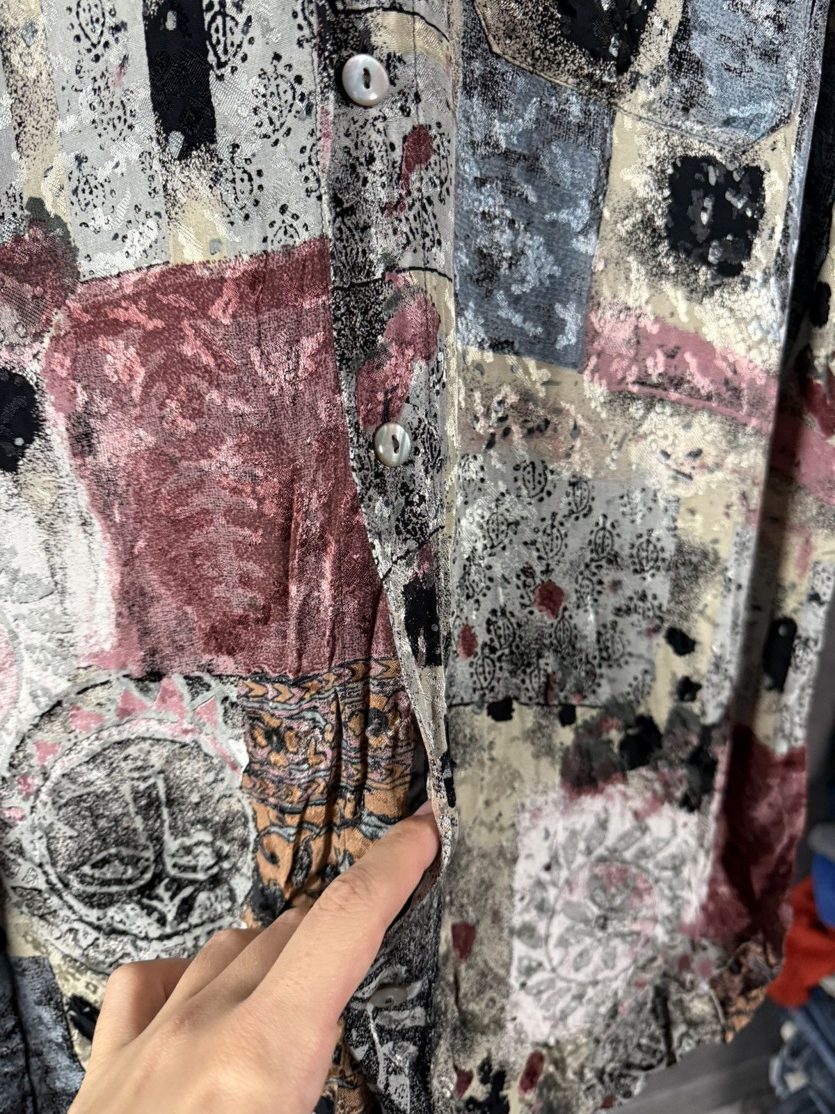 Vintage Crazy art hawaiian vintage shirt Size US XL / EU 56 / 4 - 6 Thumbnail