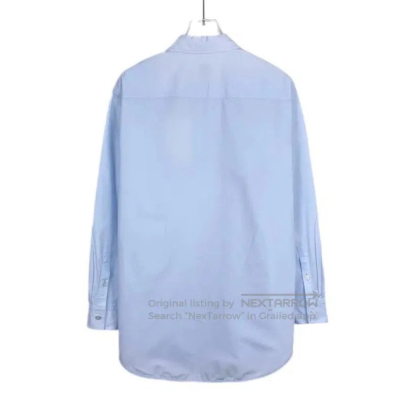 Burberry Burberry Light Blue Cotton Men's Shirt. Size US S / EU 44-46 / 1 - 2 Thumbnail