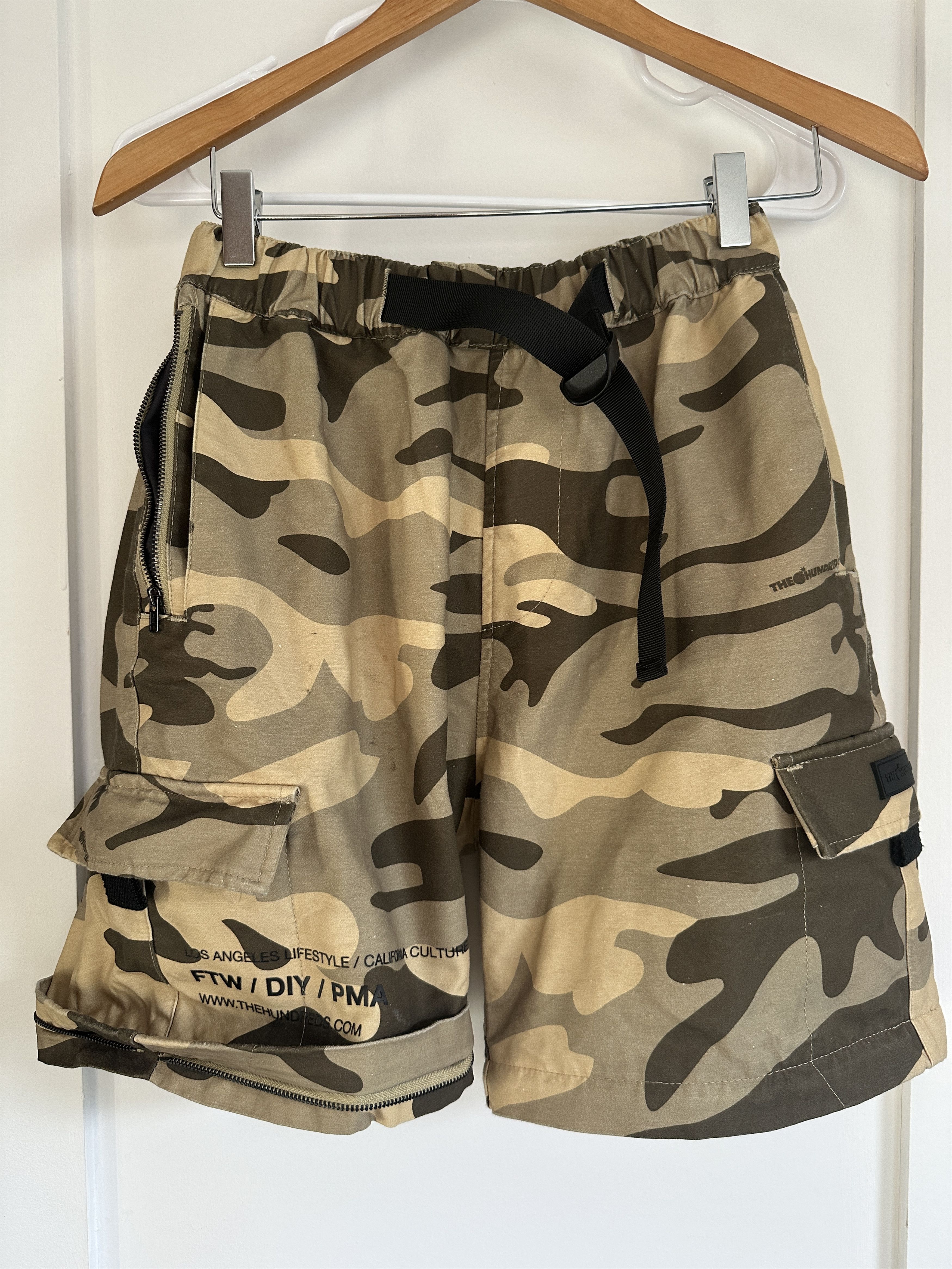 The Hundreds The Hundreds Cargo Pant Convertible Camo Size US 31 - 1 Thumbnail