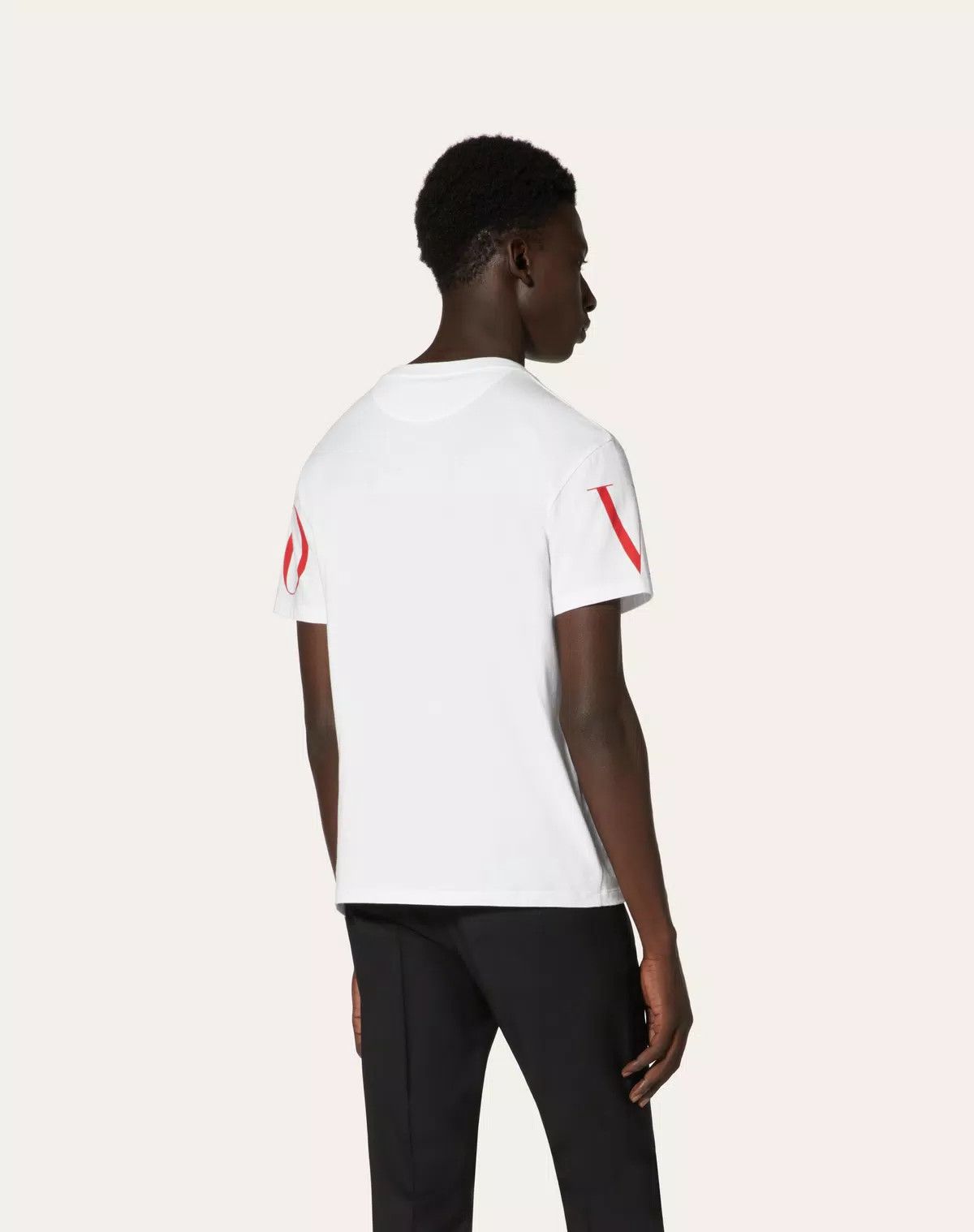 Valentino oc11z0725 Print T-Shirt in White Size US XS / EU 42 / 0 - 4 Thumbnail