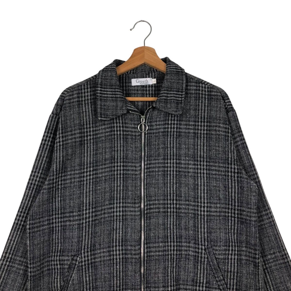 In The Attic 🔥VINTAGE ZIPPER BIKER JACKET IN THE ATTIC TARTAN DESIGN Size US L / EU 52-54 / 3 - 5 Thumbnail