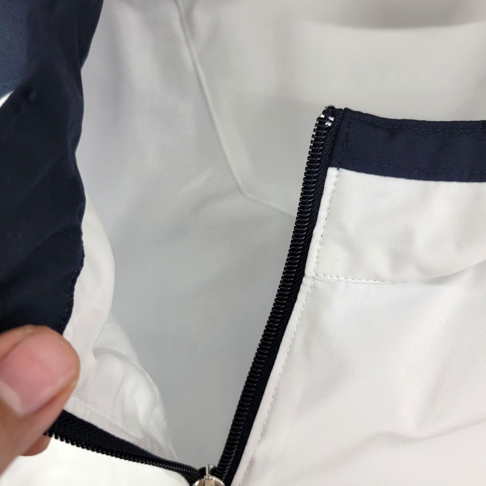Nautica VINTAGE Princess Cruises Jacket Mens XL White Navy Full Zip Windbreaker Nautical Anchor Size US XL / EU 56 / 4 - 7 Thumbnail