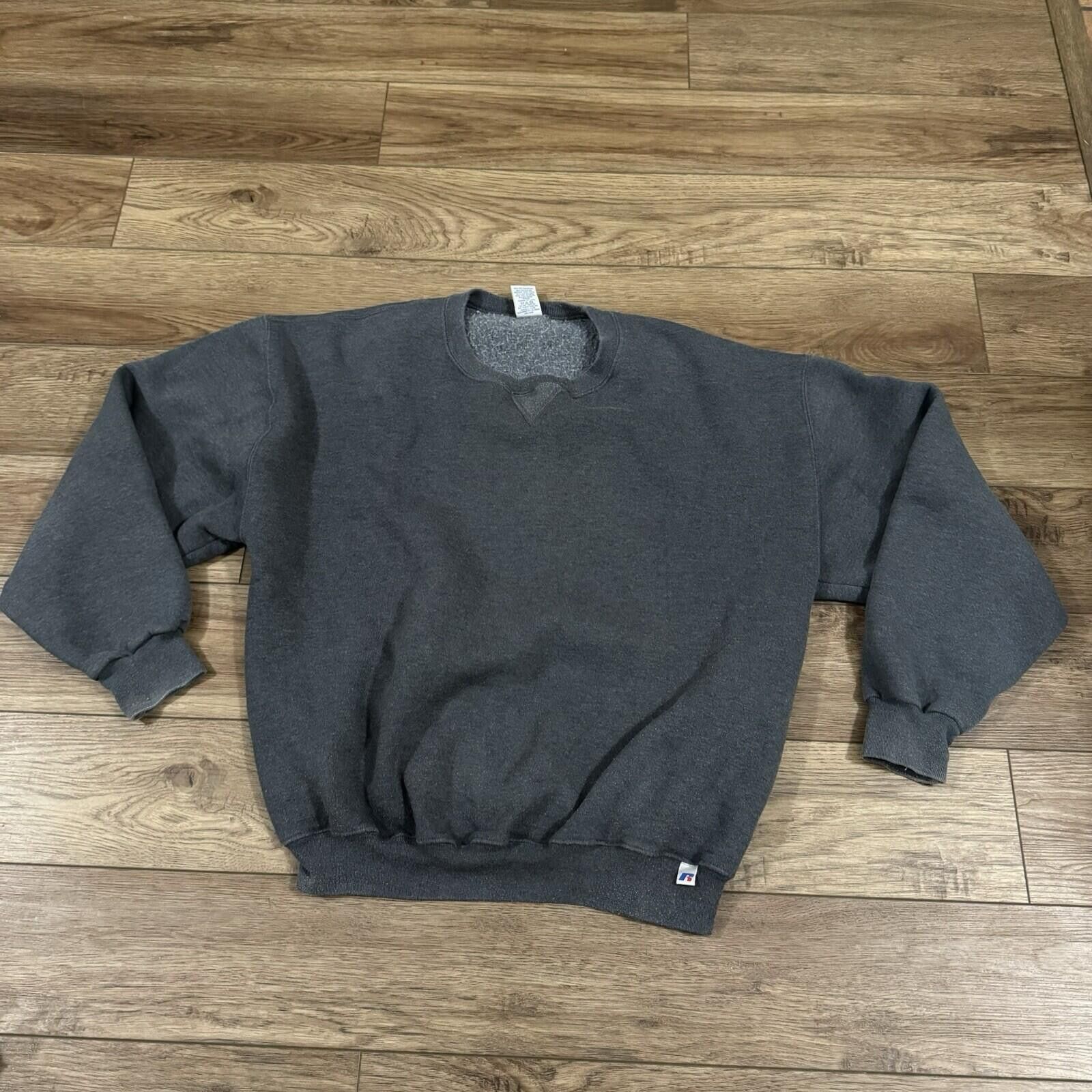 Russell Athletic Vintage 90s Russell Athletic Grey Sweater XL Gym Y2K Grunge Size US XL / EU 56 / 4 - 1 Thumbnail
