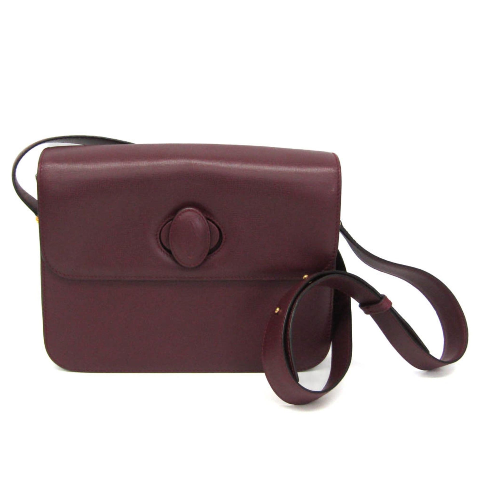 Cartier Cartier Must Turnlock Women's Leather Shoulder Bag Bordeaux Size ONE SIZE - 1 Thumbnail