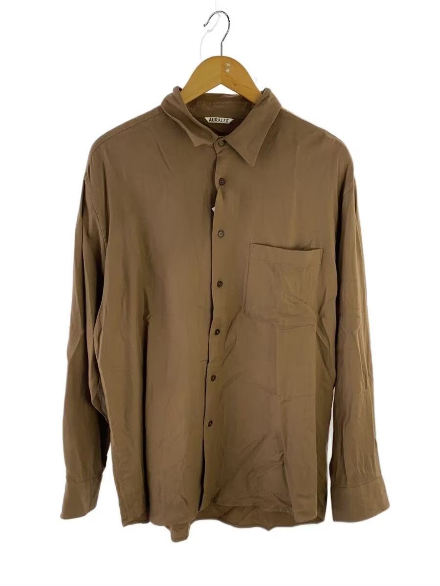 Auralee Auralee Wool Fulling Flannel Overshirt (Sz 5) | Grailed