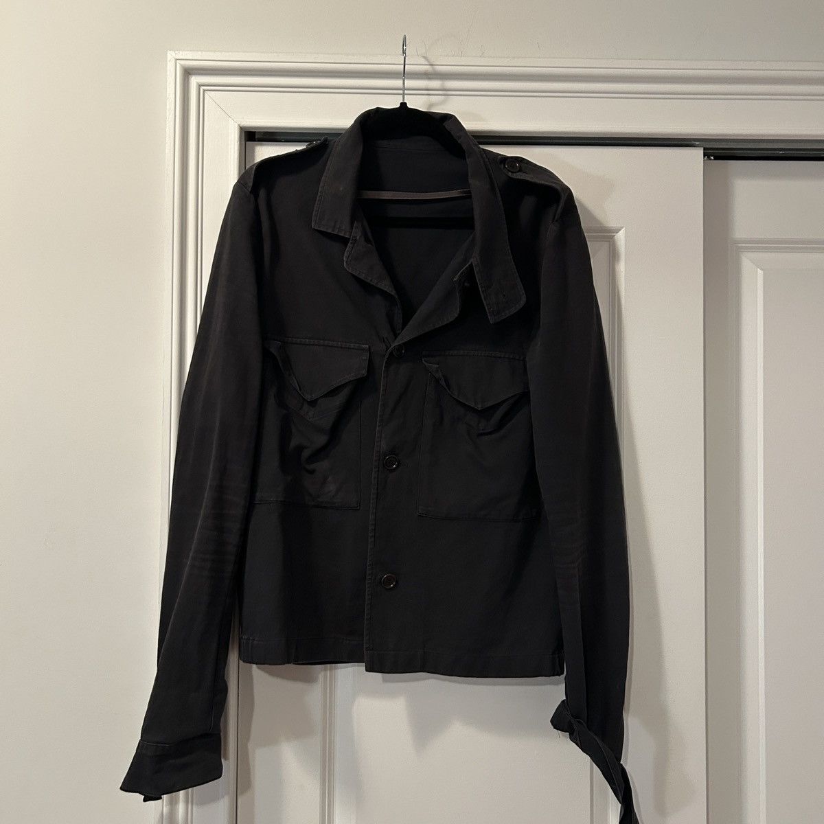 Zambesi Zambesi Military-Inspired Button-Up Shirt in Charcoal Size US S / EU 44-46 / 1 - 2 Thumbnail
