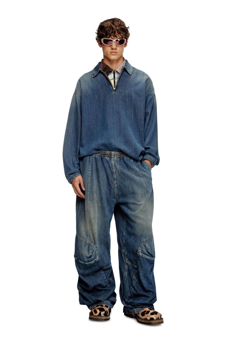 Diesel o1s22i1n1124 D-Para Denim Jeans in Blue Size 24" / US 00 / IT 34 - 2 Thumbnail