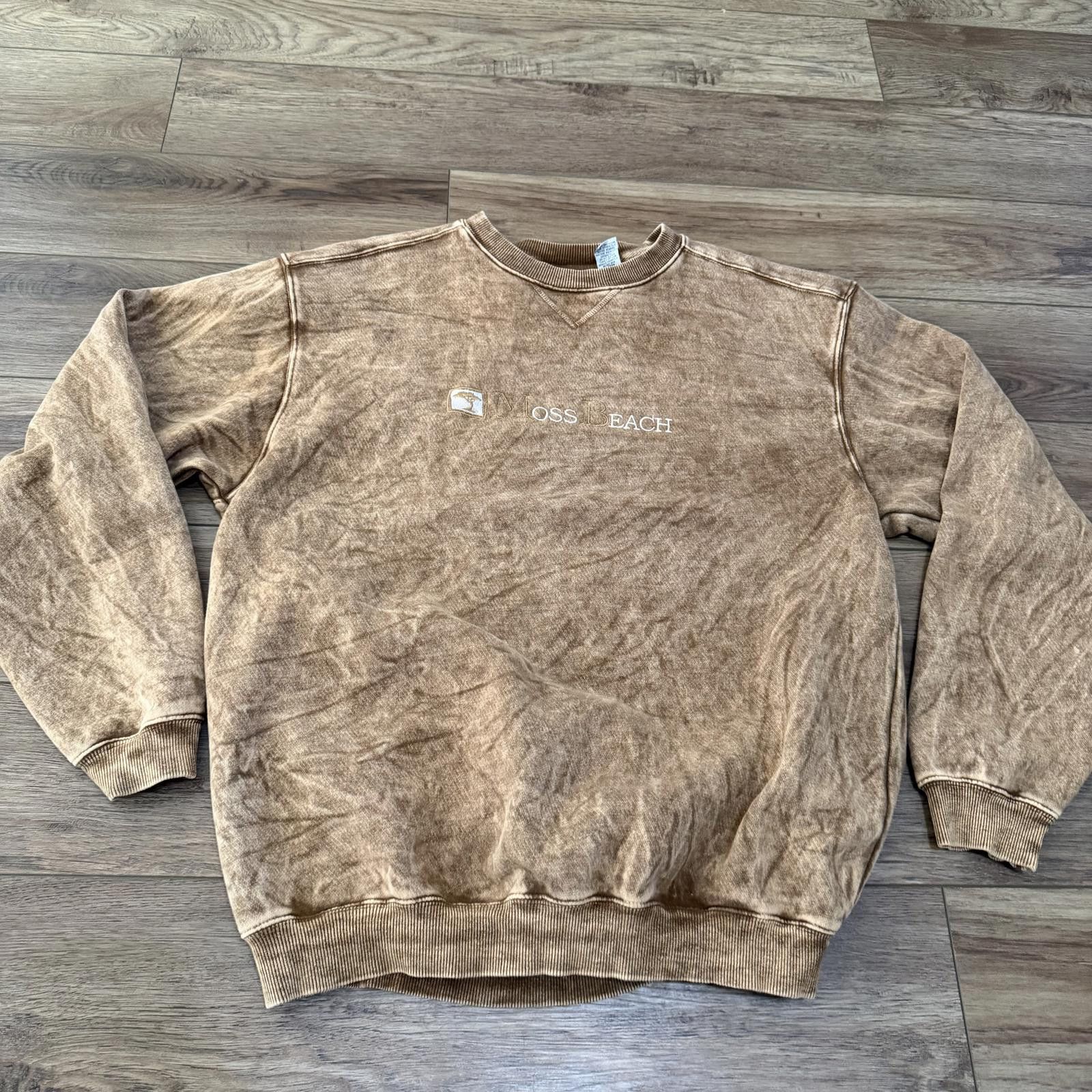 Other Vintage 90s Oregon Soccer Rugby Moss Beach Acid Wash Sweater Size US L / EU 52-54 / 3 - 1 Thumbnail