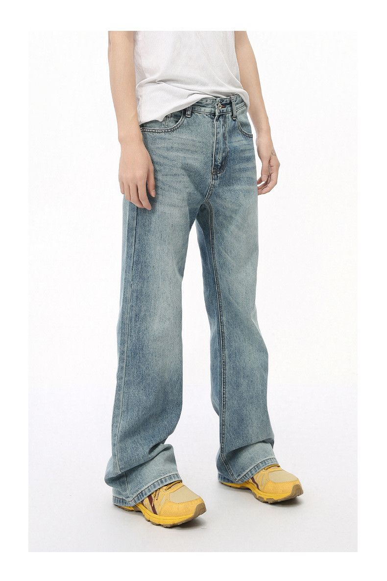 Japanese Brand × Vintage American high street retro flared washed jeans Size US 32 / EU 48 - 4 Thumbnail