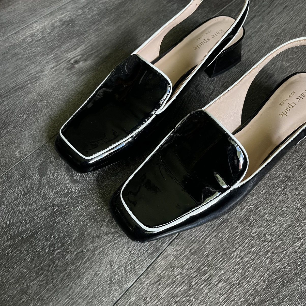 Kate Spade Kate Spade New York Patent Leather Sahiba Pumps Black 7.5 Size US 7.5 / IT 37.5 - 7 Thumbnail