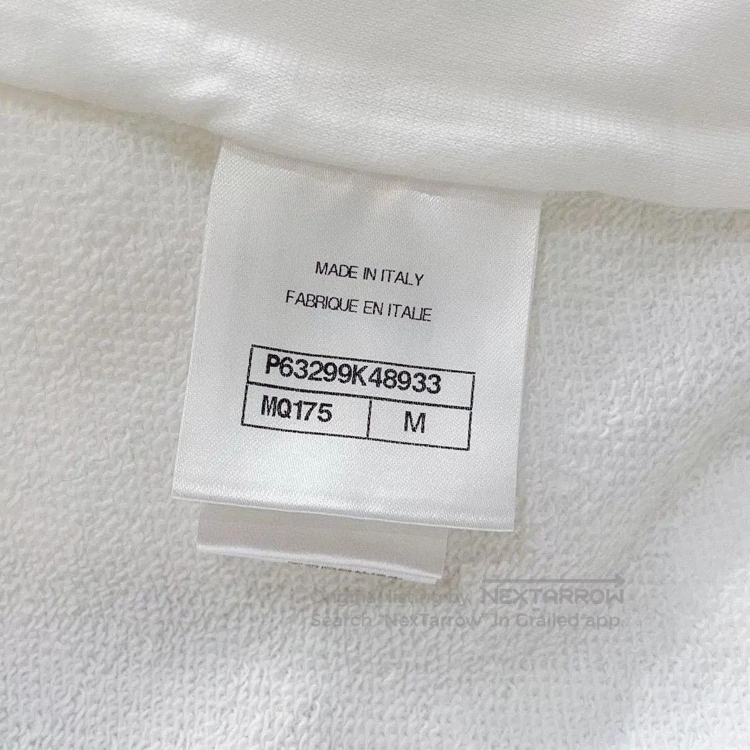Chanel White Graffiti Zip-Up Jacket.