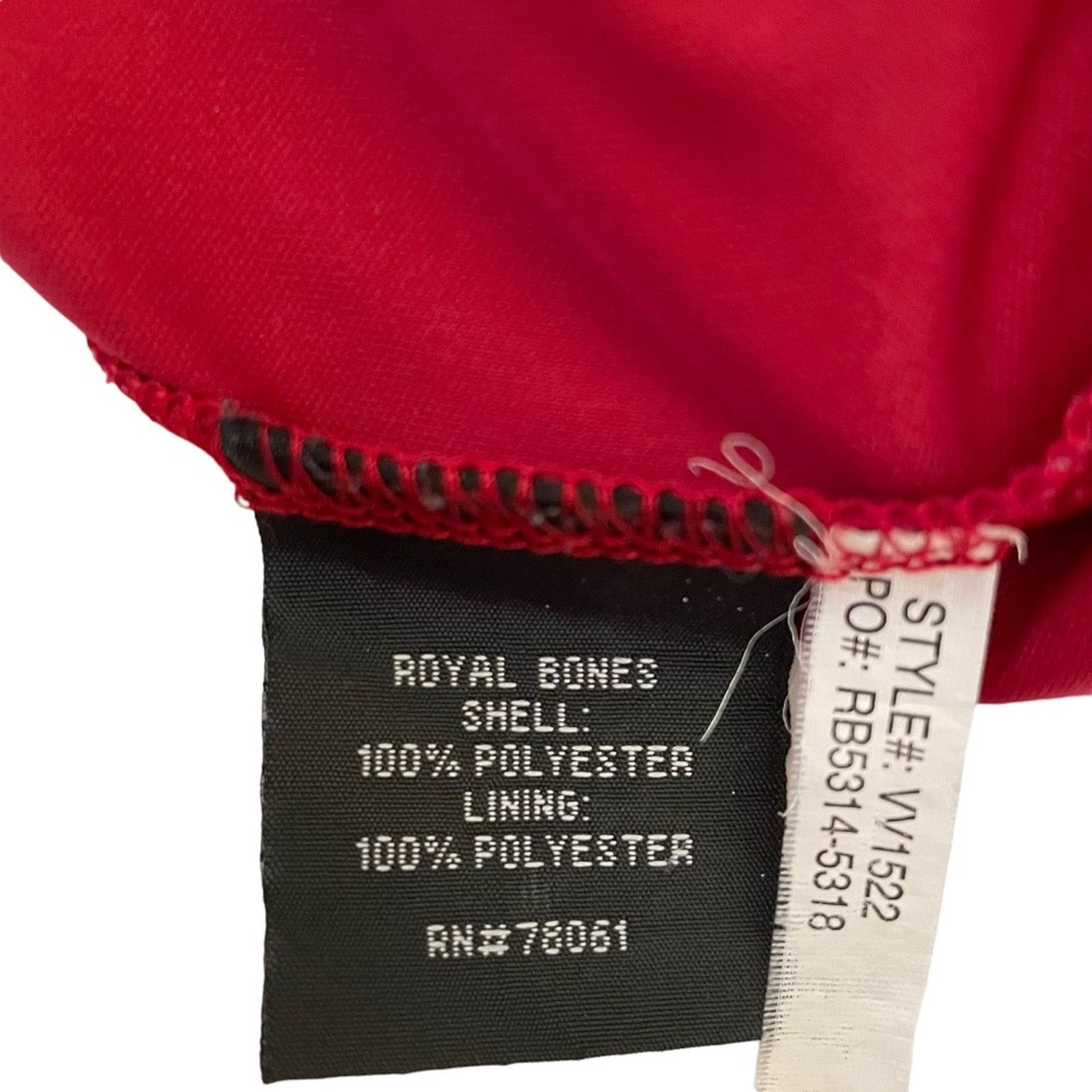 Tripp NYC Royal Bones Red & Black Feather High-Low Dress Size S / US 4 / IT 40 - 9 Thumbnail