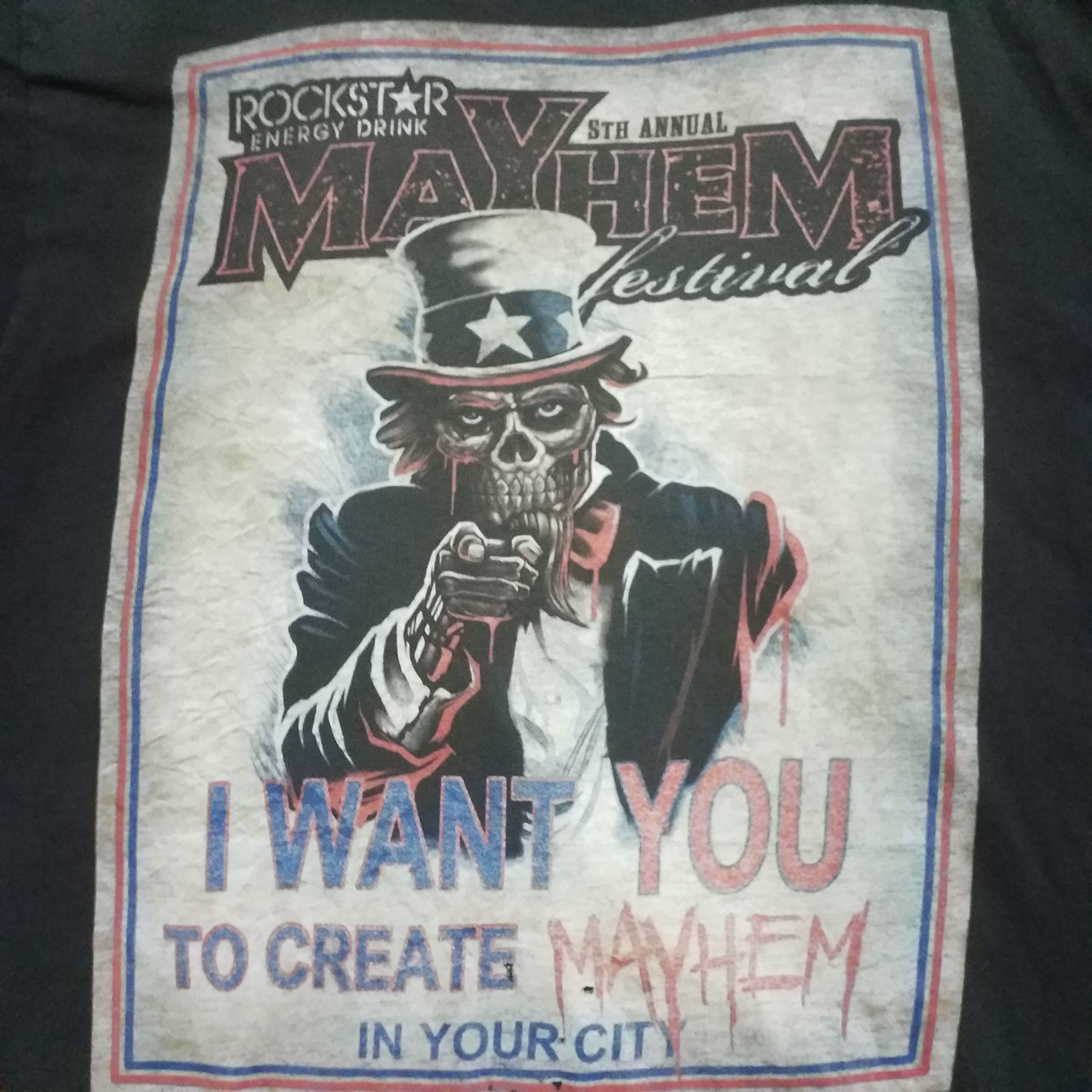 Band Tees × Hanes Mayhem festival destroy shirt Size US L / EU 52-54 / 3 - 2 Thumbnail
